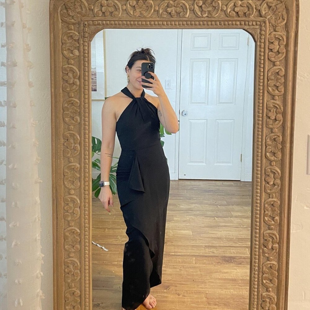 Women’s Forecast Dress Black Ruffles Black Size 10